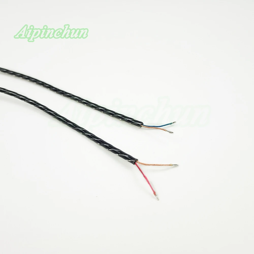 Aipinchun 3.5mm 4-Cực Jack Tai Nghe Tai Nghe DIY Cáp Âm Thanh với Mic Điều Khiển Sửa Chữa Thay Thế Headphone OFC Dây Dây a29