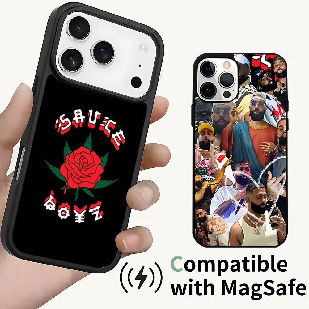 

Eladio Carrion singer Case For iPhone 17,16,15,14,13,12,11,Pro,Max,Plus,Mini,SE4,E Magnetic Magsafe Wireless Charging