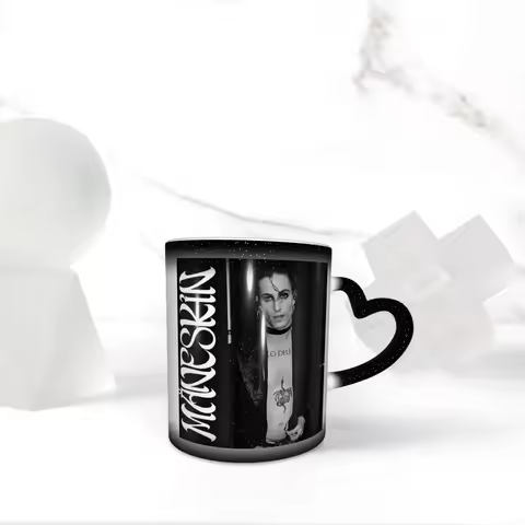 Damiano David Maneskin Mug Funny Ceramic Coffee Cups Tea Mugs Milk Cup Drinkware Gifts for Woman Man