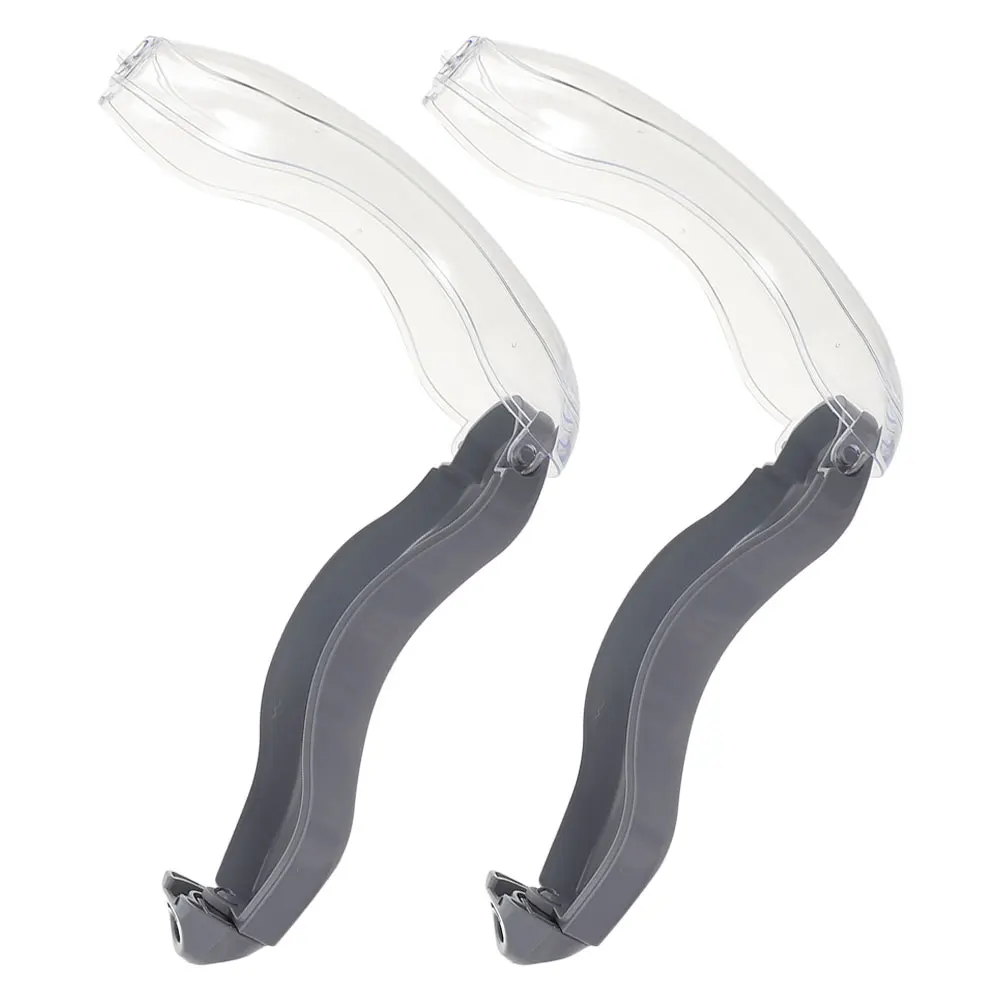 

2pcs Swim Goggles Case Transparent Anti Dust Scratch Proof Portable Storage Box for Sports Eyewear Travel Container
