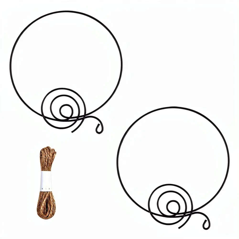 Simple Iron Spiral Air Plant Hanger Foldable Tillandsia Stand Desktop Hanging Display Rack For Garden Indoor
