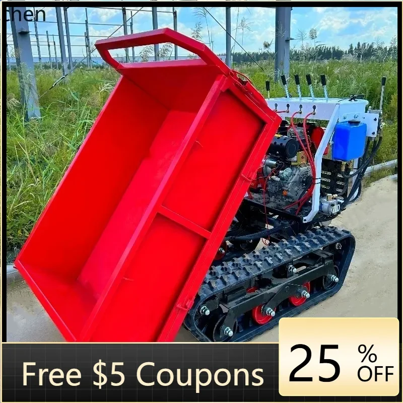 

A1 all-terrain crawler small truck for agricultural dump orchards in mountainous areas