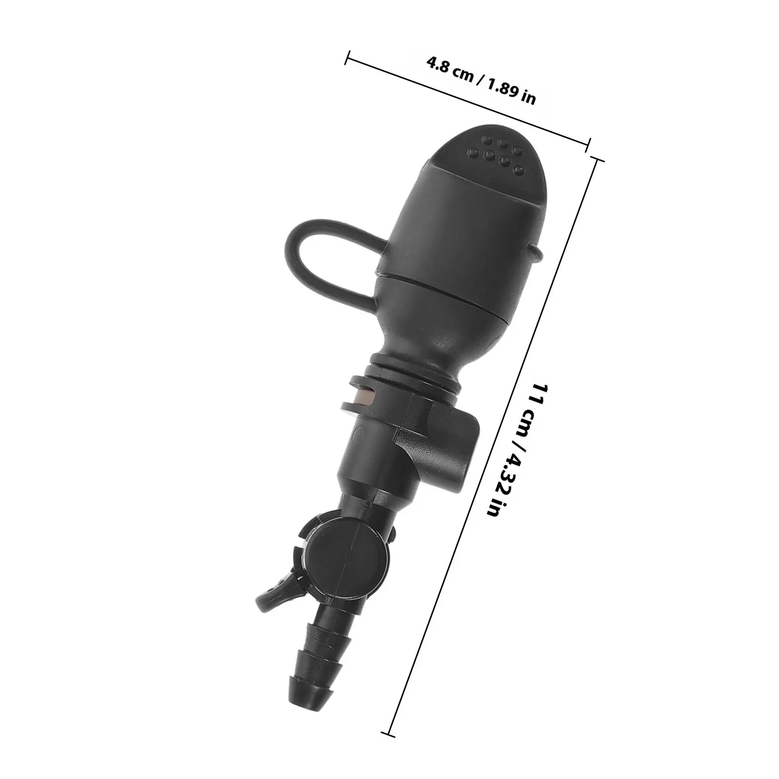 Hydration Bladder Bite Valve Replacement Mouthpiece Detachable Antifreeze Valve Dust Cover High Flow Rate for Camping Hiking