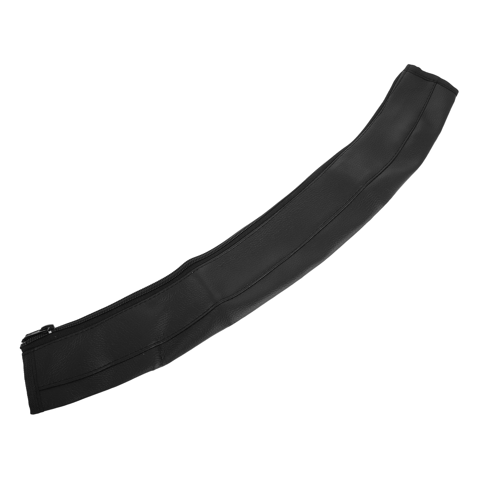 

Руль коляски, чехол из искусственной кожи, складная молния, дизайн, защитная универсальная ручка для детской коляски, сменный чехол на руль