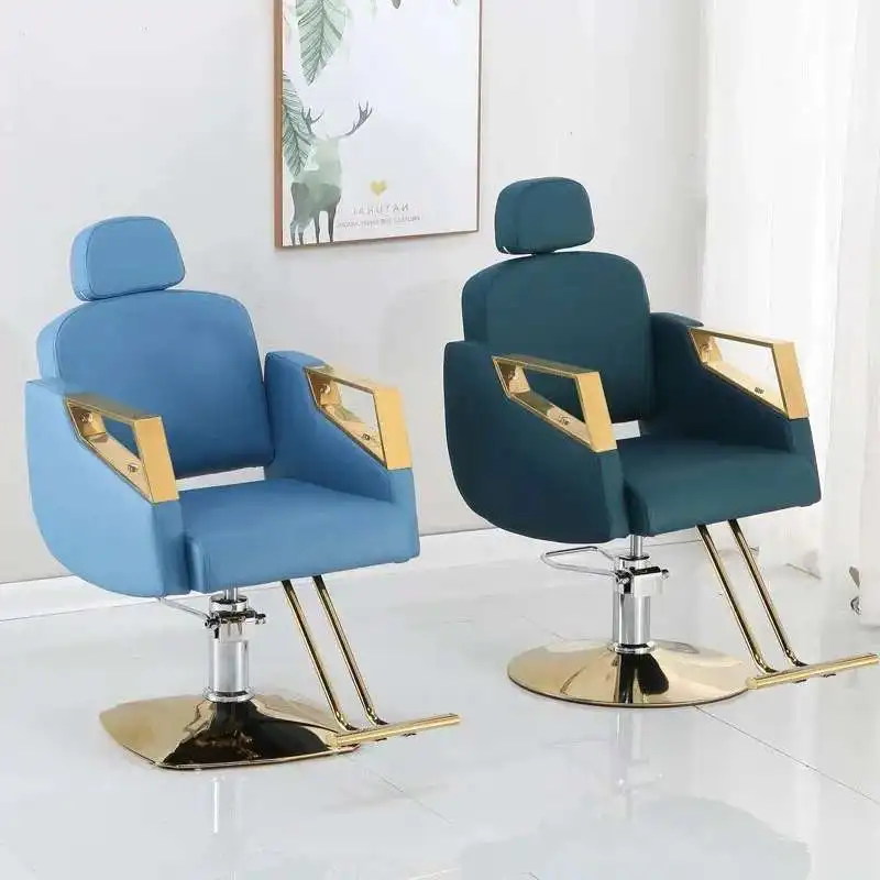 

Nordic Barber Chairs Special Hair Salon Chair Can Be Tipped Down Hairdressing Chairs Simple Salon Furniture for Beauty Salon