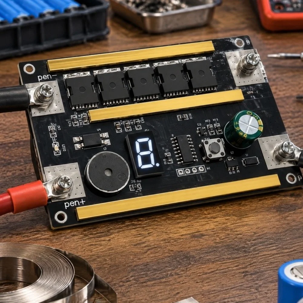 Spot forWelder Kit 12V DC Control Board 9-Level Power Adjustment Real-Time LED Display for Lithium For Battery Pack Making