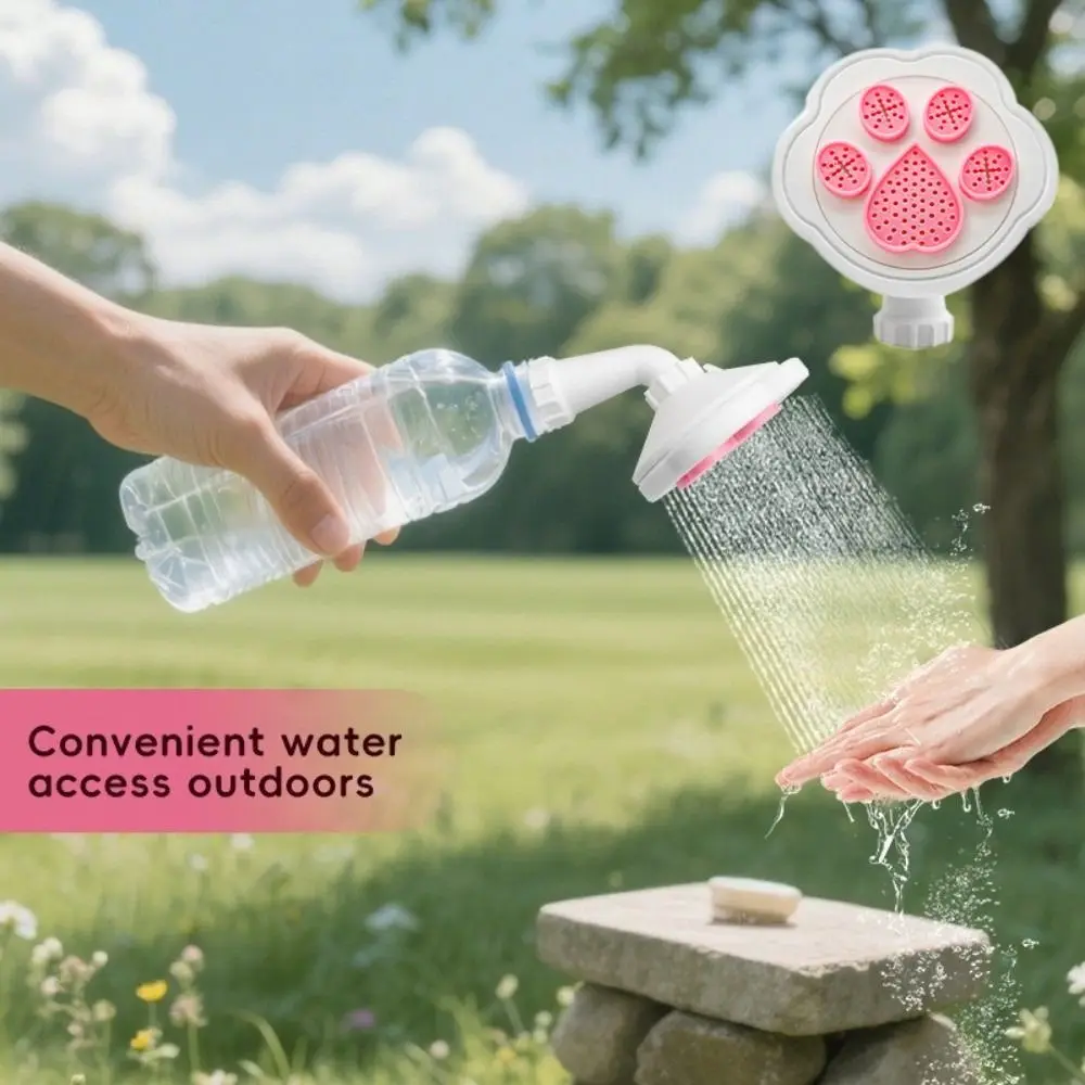 

Practical Plastic Bottle Cap Sprinkler Portable Cute Water Bottle Shower Cap Threaded Watering Sprinkler Nozzle Agricultural Use