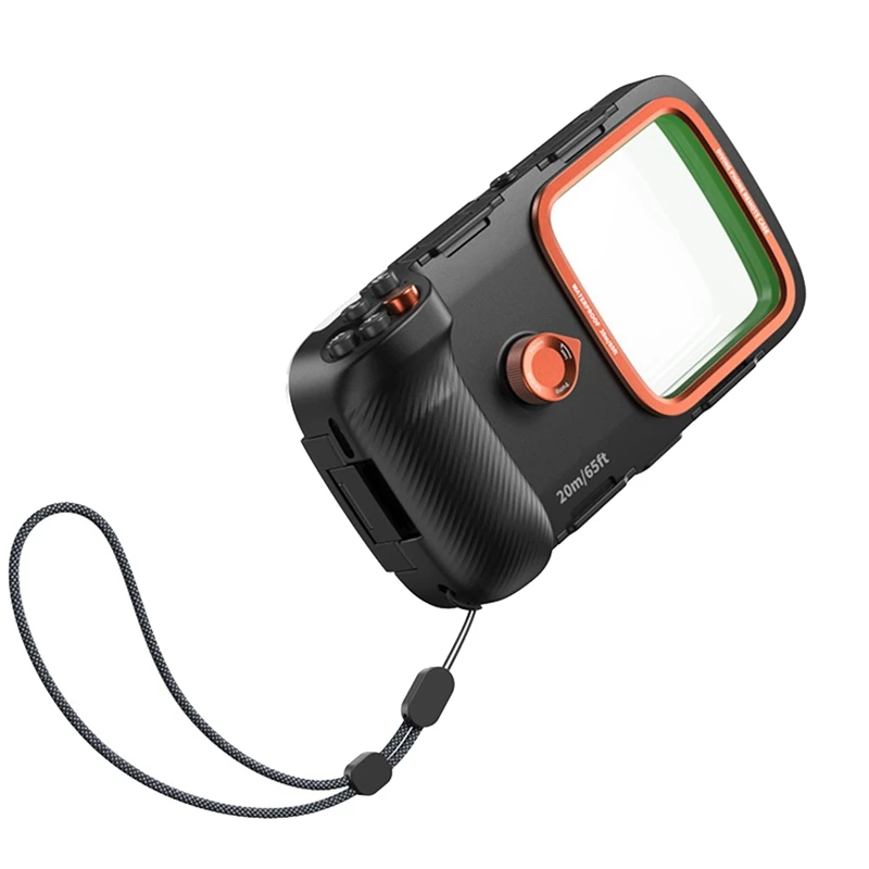 

Водонепроницаемый чехол для телефона с ручкой камеры 20 м/65 футов, Bluetooth-порт для дайвинга, серфинга, плавания, улучшенная защита для фотосъемки-A32R