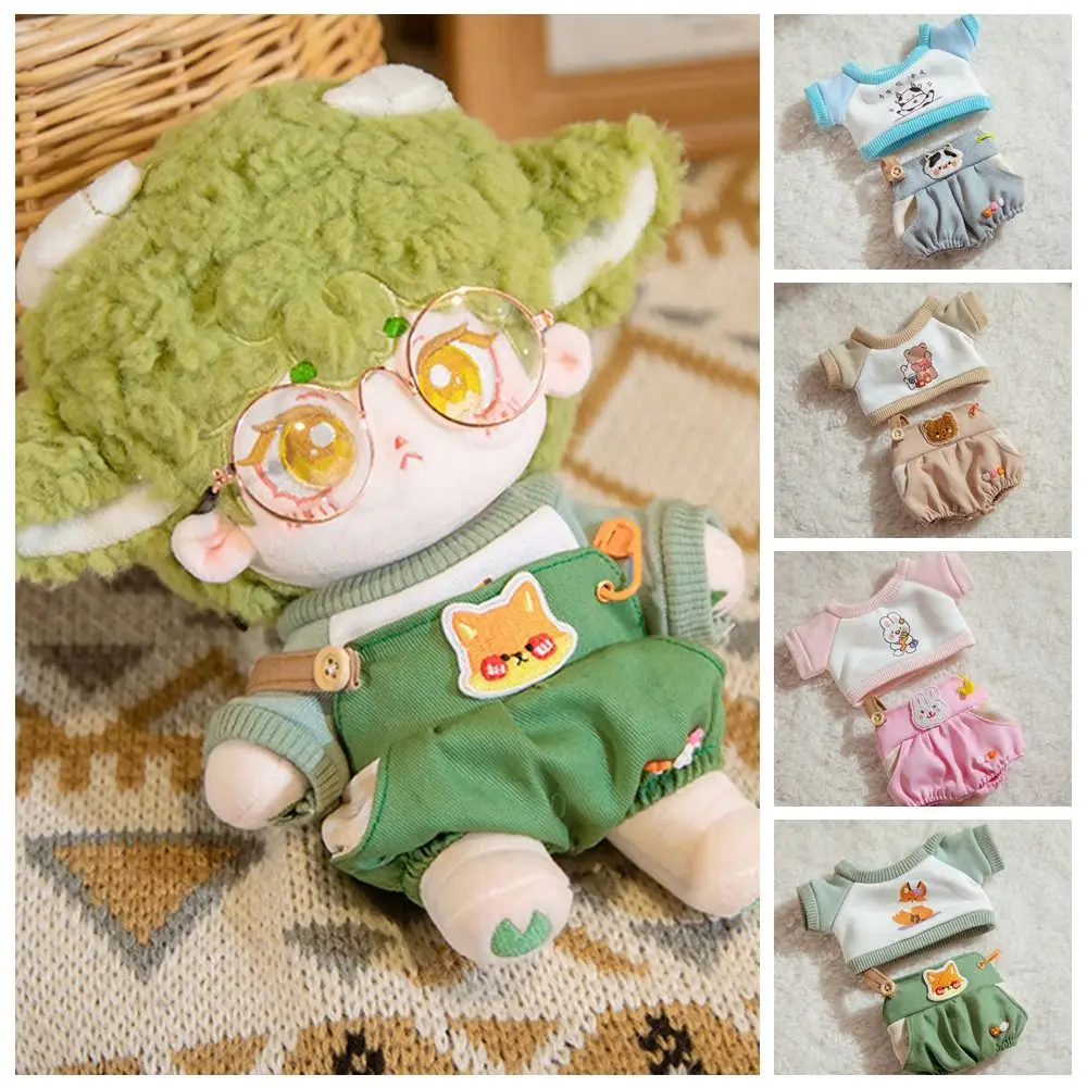 Lovely 20cm Doll Clothes Toy Dog Rabbit Cotton Doll Clothes Hoodie Dress Up No Attributes Dolls Clothes Develop Hands-on Ability