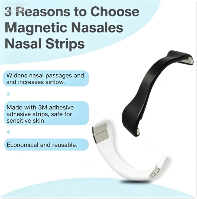 Soft Invisible Nose Vents Anti Snoring Sleep Breathing Corrector Effective Nasal Congestion Relief Strips Comfort Nasal Dilator For Night Sleep Home Travel image 3