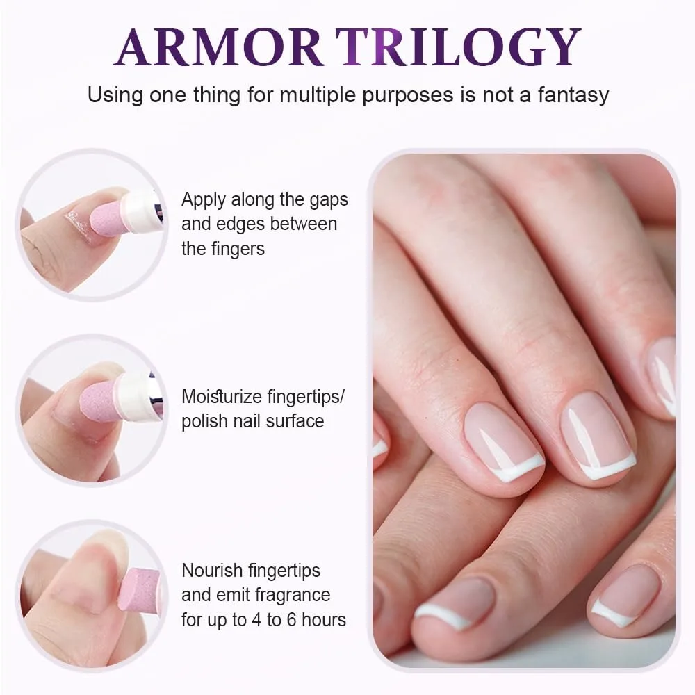 Aceite para cutículas de uñas 3 en 1, punta de cerámica antibarb, empujador de cutículas, pluma de aceite para uñas, pluma hidratante nutritiva para tratamiento de cutículas