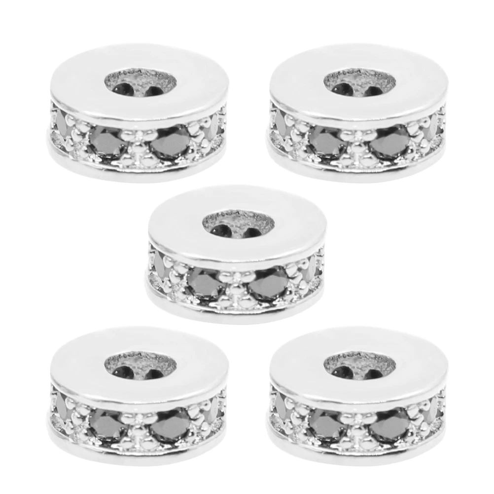 5 PCS Metal Beaded Spacer Outstanding Jewelry Charms Making Handmade Pendants for