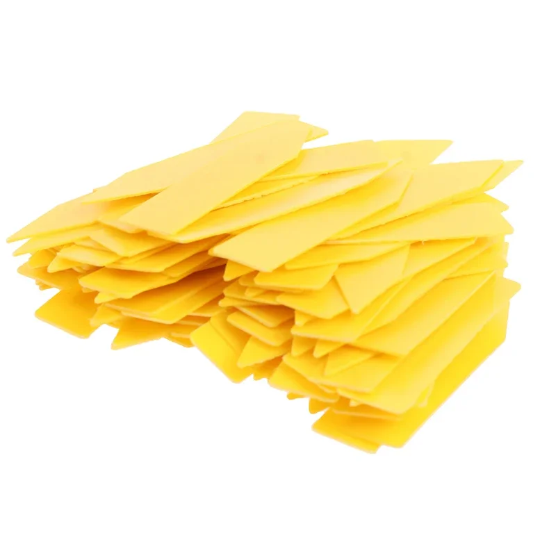 100pc Multicolor 5x1cm Plastic Plant Labels Indoor Bonsai Name Tags Garden Markers Ornament Easy Identification