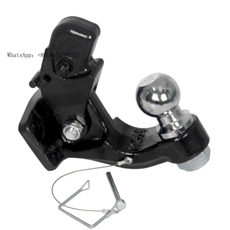 

ZAIQU 8Ton 17600lbs Forged Trailer Hitch With a 50mm or 2inch Ball Off-road Refit Tow Hook Device Pintle Hook Parts Car Accessor