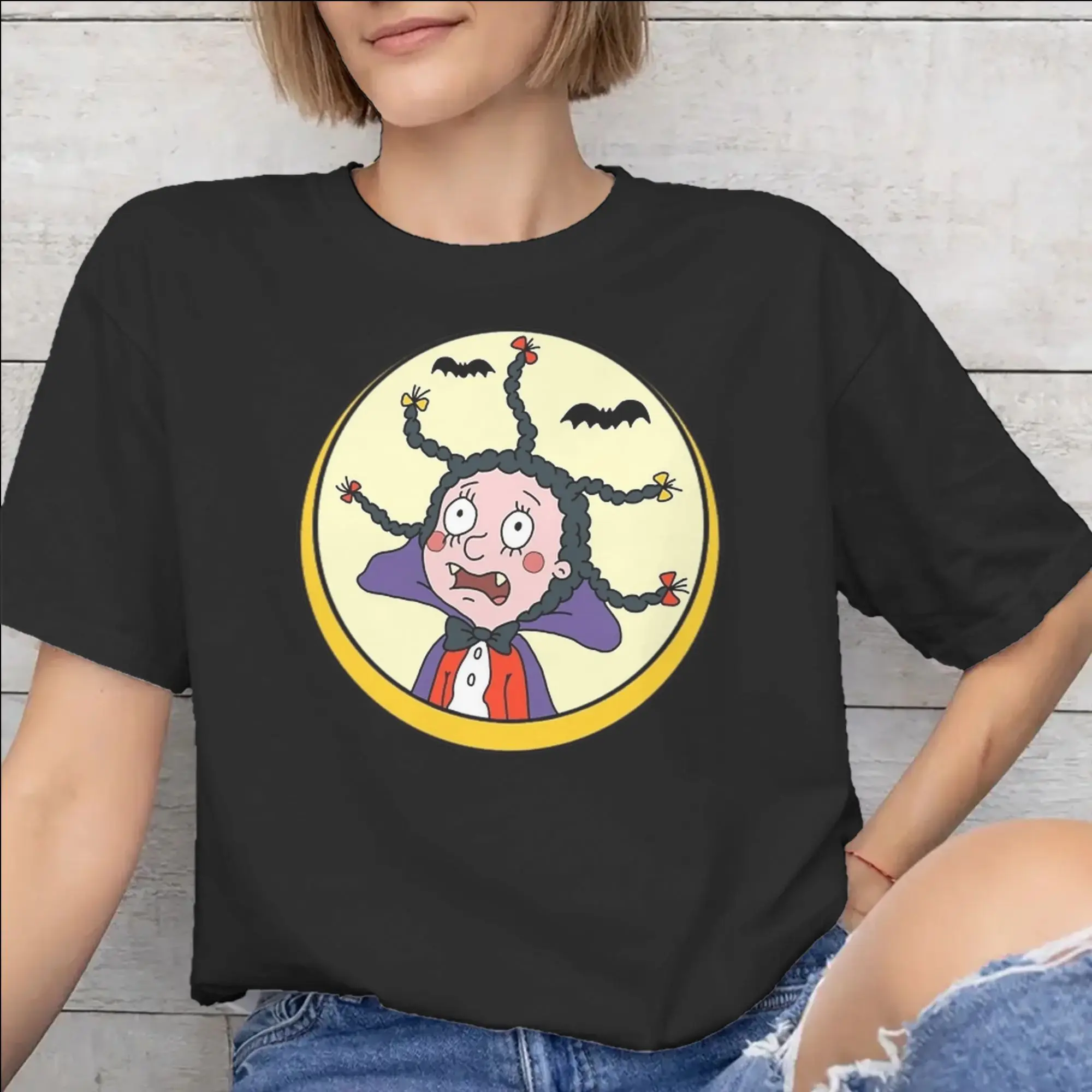 Men Women New Arrival Mona The Vampire Anime T Shirt Tee Cotton  T-shirts Clothing