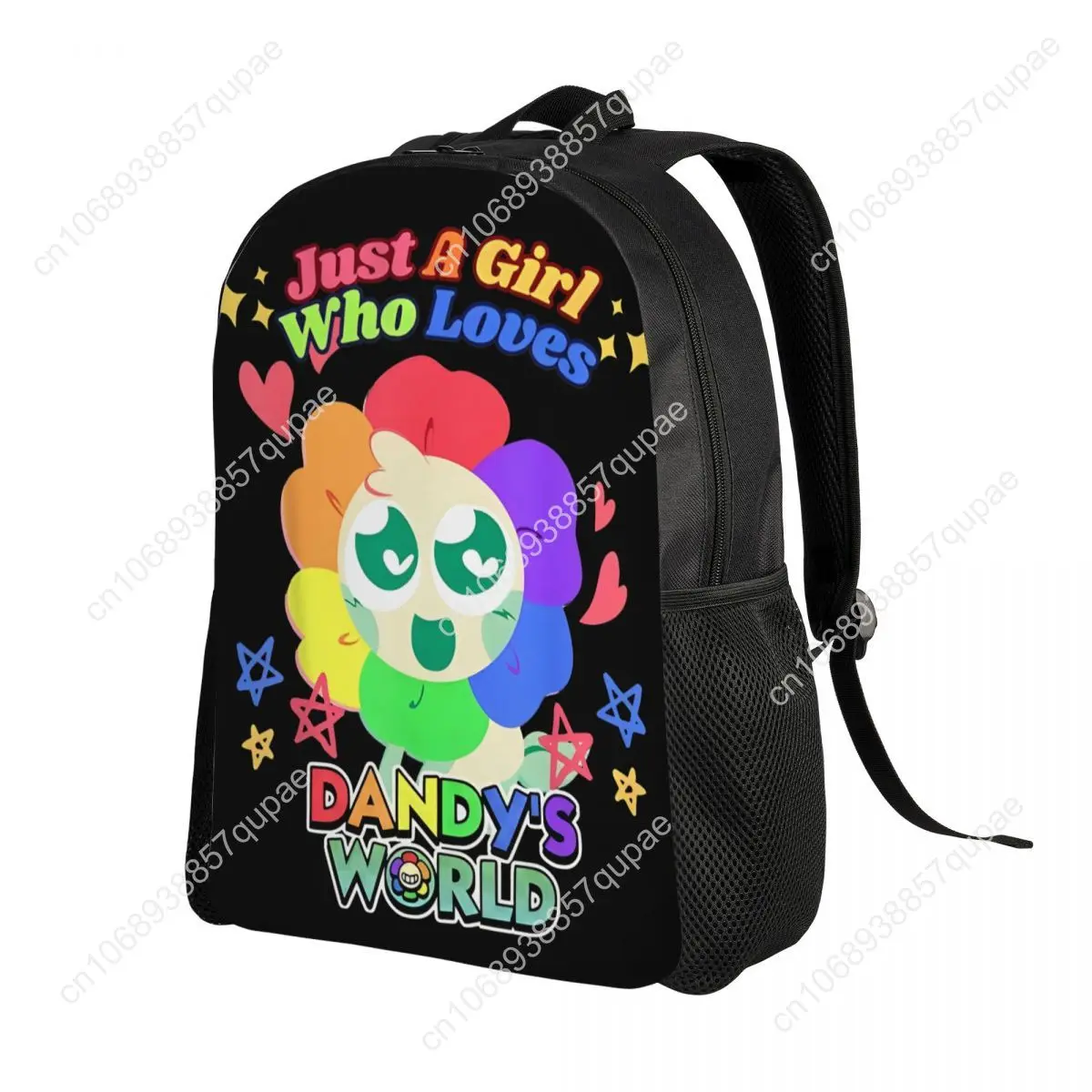 Just A Girl Who Dandy's World Casual Backpack Sports High School Hiking Travel Daypack Men Women Laptop Computer Shoulder Bag