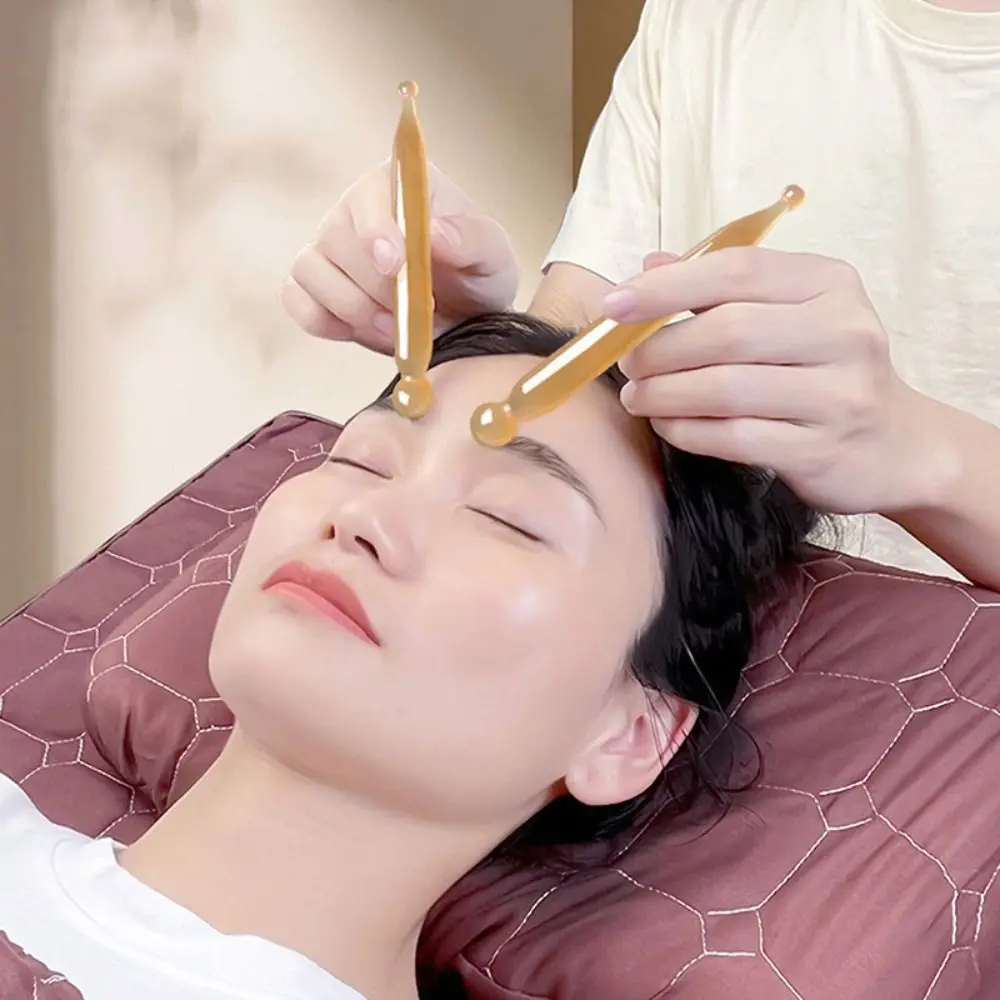 New Resin Acupunctur Point Pen Home Use Stick Shape Gua Sha Tool Relaxation Beauty Messager Tool Acupressure Points