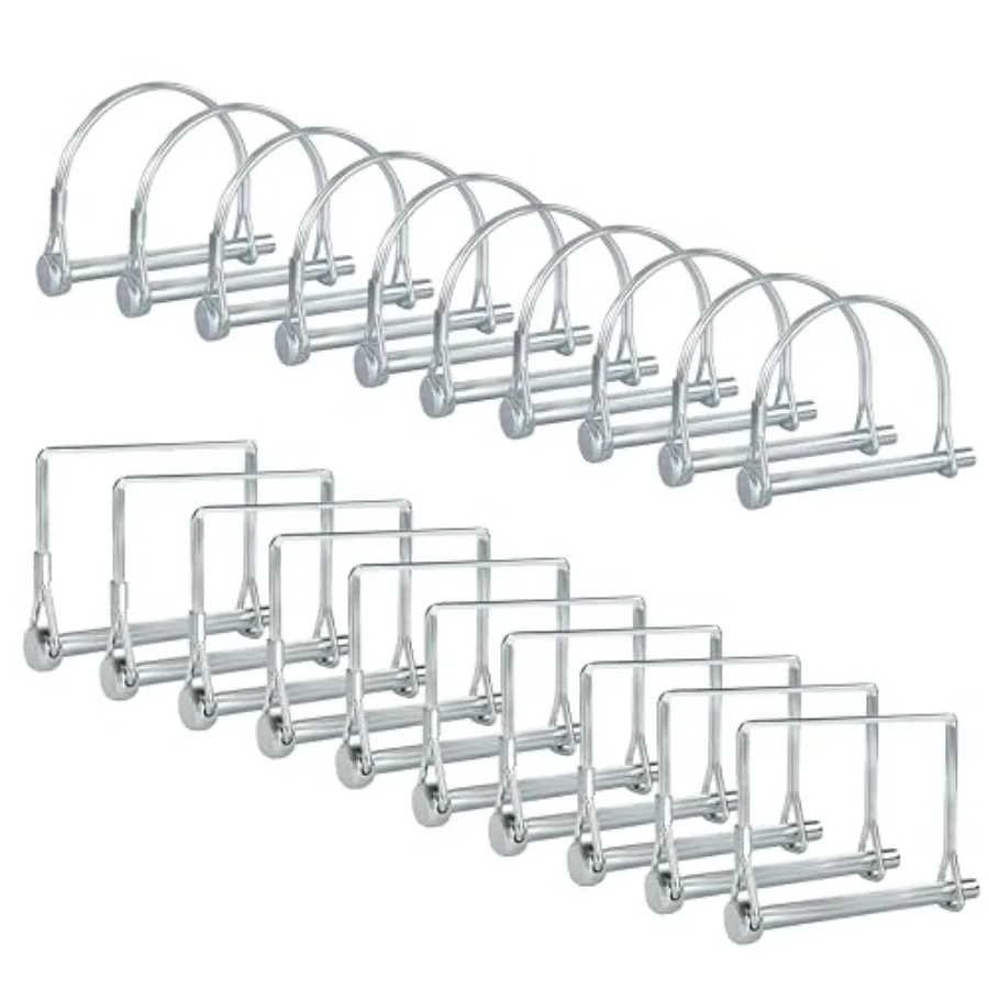 

Trailer Pins 2-3/4" x 1/4" L x W Featuring PTO, Lock, Trailer Hitch, and Shaft Locking Coupler Pins for Farm, Towing, Lawn Equi