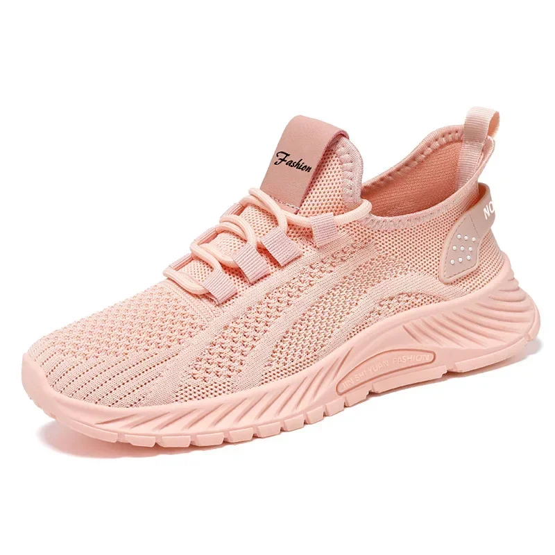 Lightweight Breathable Running Shoes for Women, Mesh Flats, Casual Sports Shoes, Leisure Tennis Shoes, Autumn Fashion, 2023