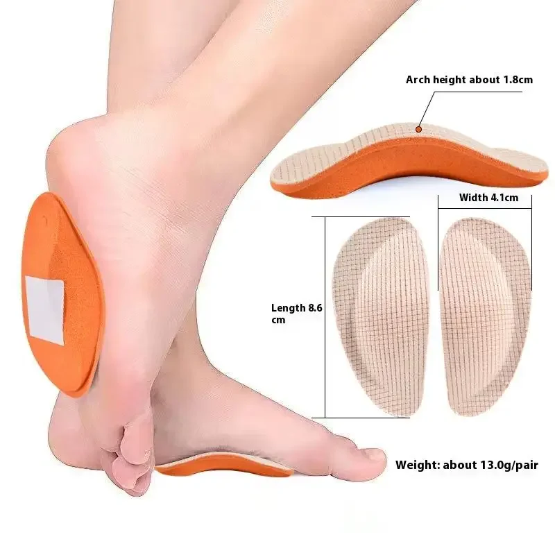 1 Pair Men Women Foot Valgus Varus Sports Insoles Shoe Inserts EVA Flat Feet Arch Support Orthopedic Pads For Shoes