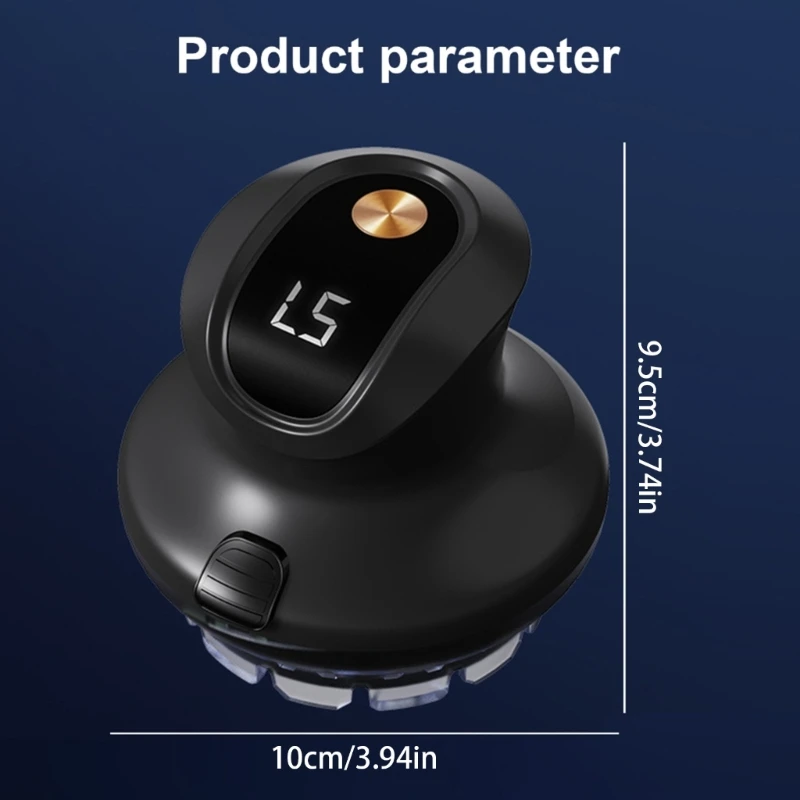 Cortapelos para hombres, cortapelos recargable con cabeza afeitada, cortador inalámbrico Circular, corte