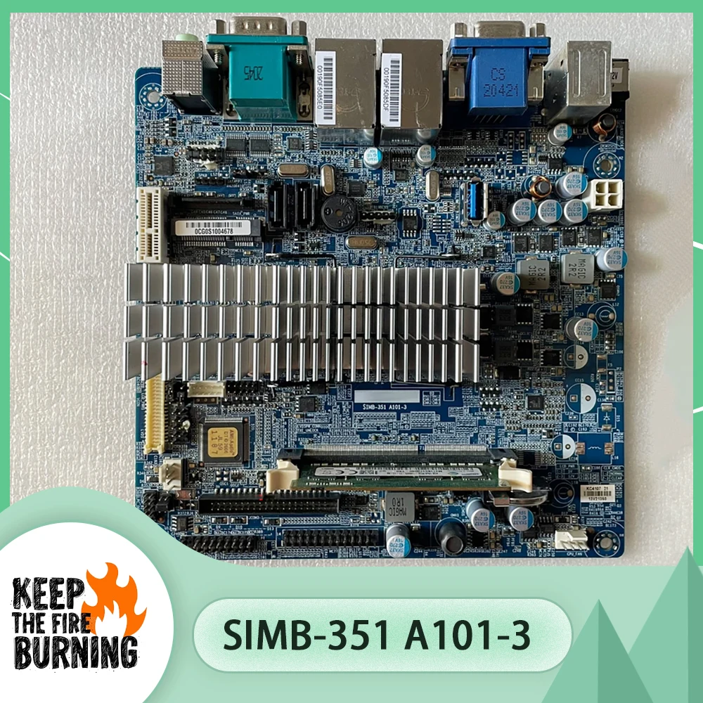 SIMB-351 A101-3 For ADVANTECH Industrial control motherboard Dual Network port SIMB-35100-00A1E