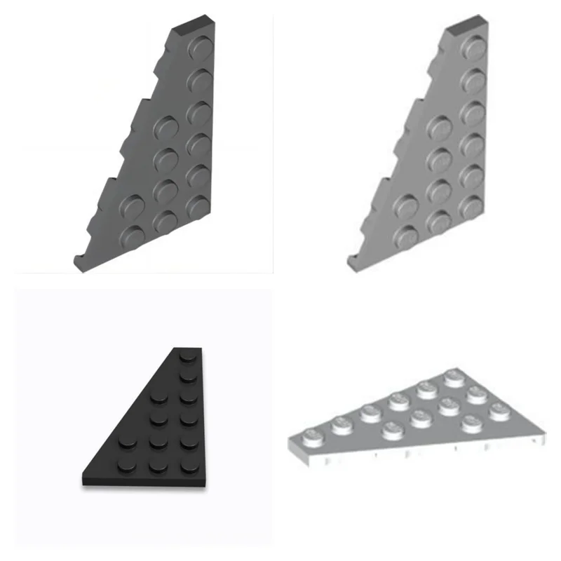 MOC100PCS 48208 4x6 Wedge Left Plate Building Blocks Moc Classic Compatible with Brick Toys Children Gift Box