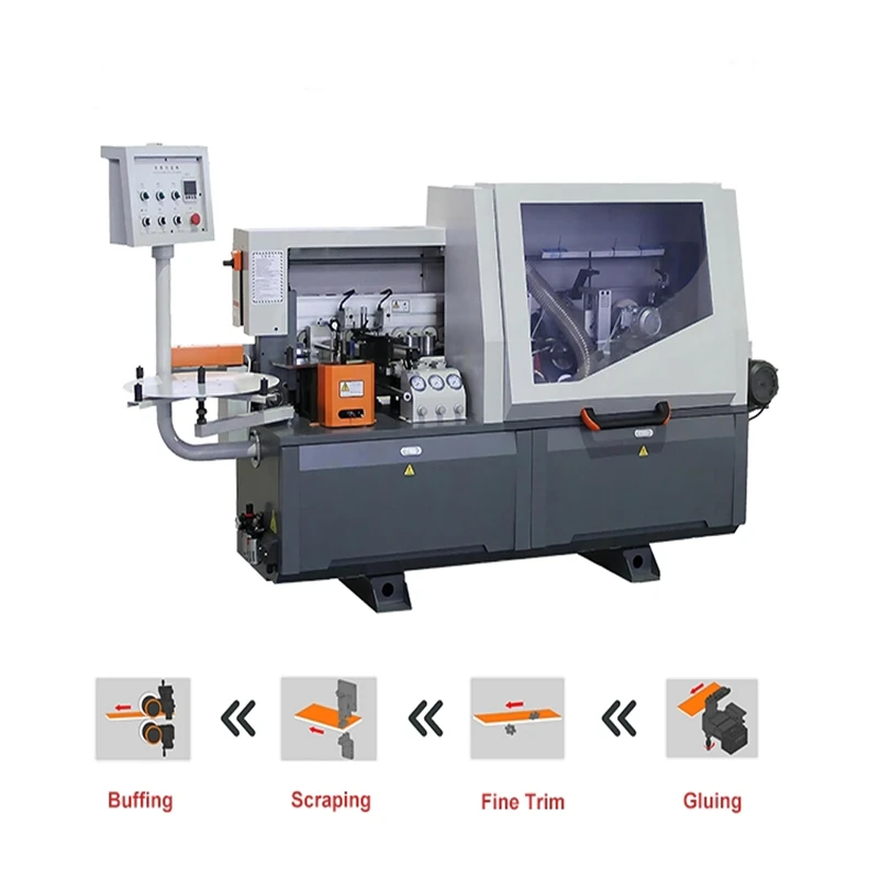 

Woodworking Furniture Fine Trimming Scraping Buffing Automatic Edge Banding Machine