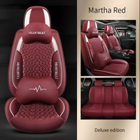 5 Seat Universal Car Leather Seat Cover For Toyota Corolla Camry Rav4 Auris Prius Yalis Avensis Car Accessories Protector