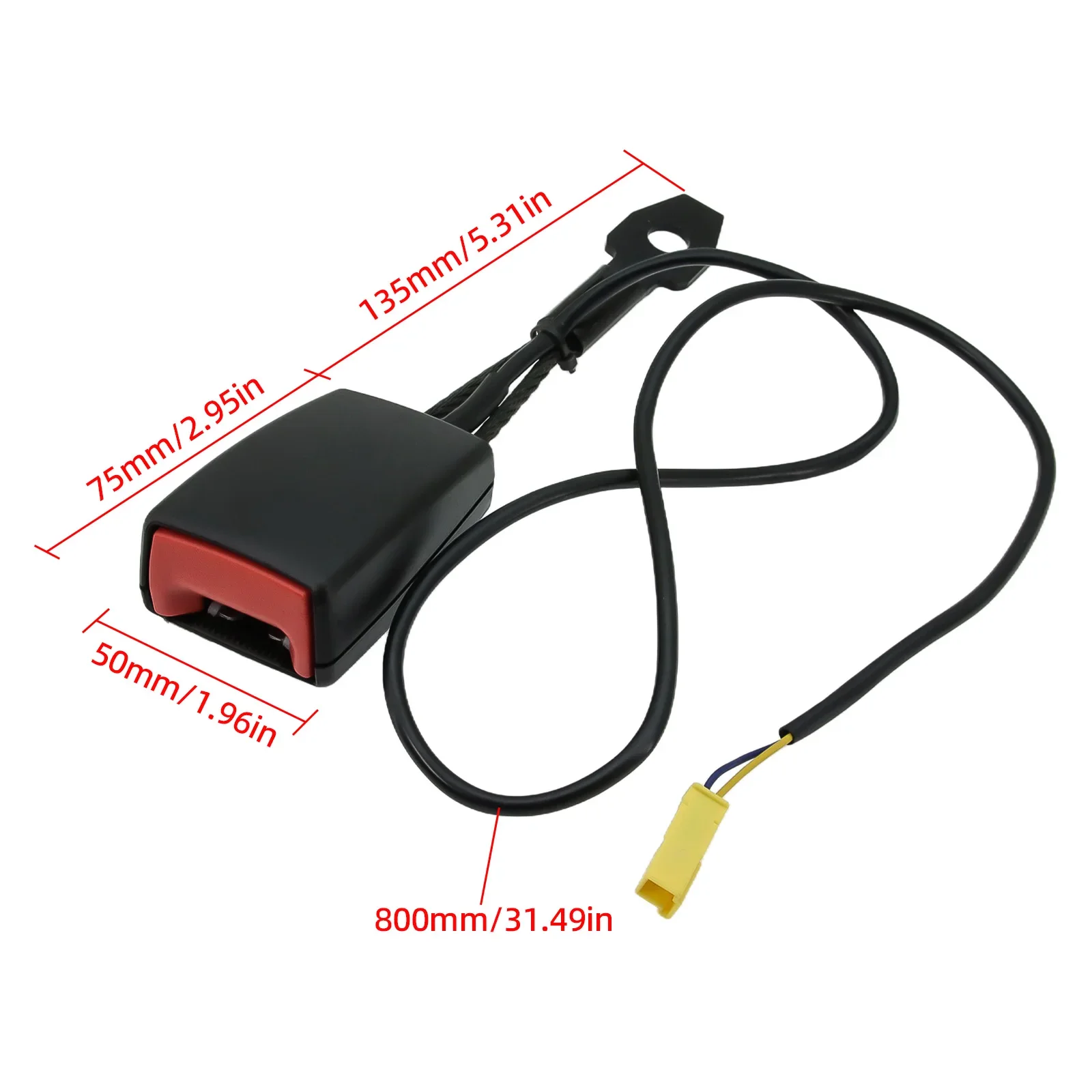 800 mm Auto-Sicherheits-Vordersitz-Gürtelschnalle für Mercedes Benz Sprinter bis 2018 Auto links Ft Sicherheitsgurt-Schnalle A 90686003699051