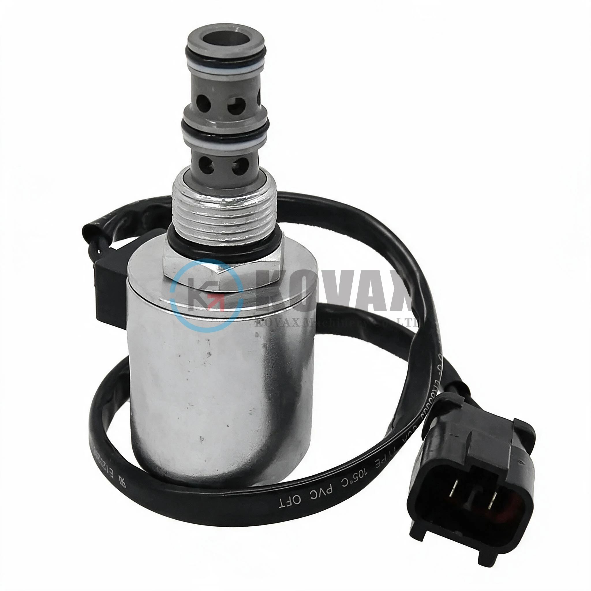 20Y-60-22121 Rotary Solenoid Valve 12V 24V DC Hydraulic System for Ko matsu Excavator Wheel Loader Construction Machinery Parts