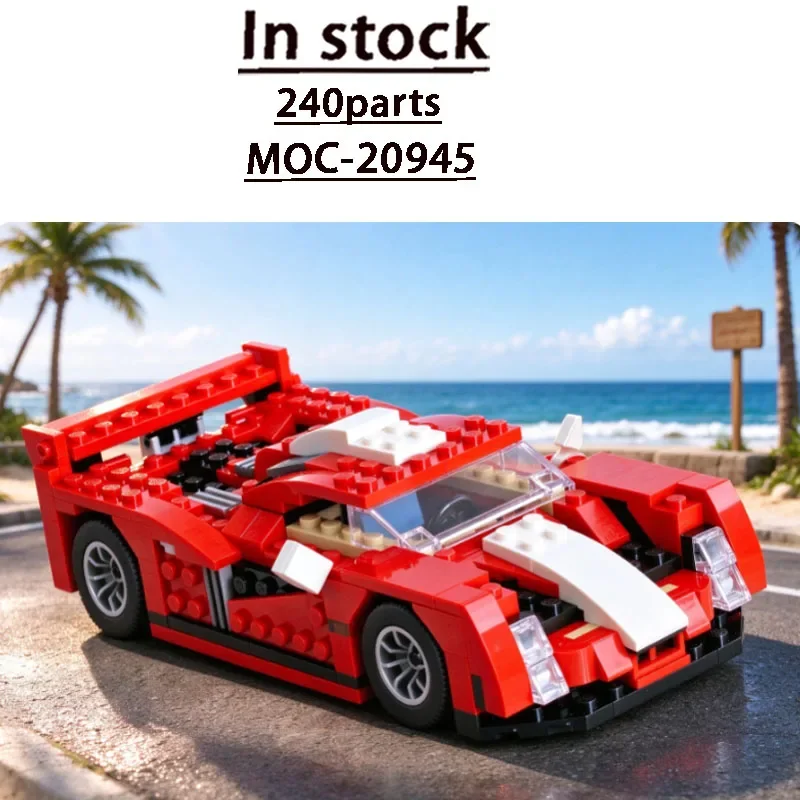 Custom Building Block Model MOC-20945 Classic Creative Limited Edition Sports Car, 240Parts, Adult Birthday & Christmas Toy Gift