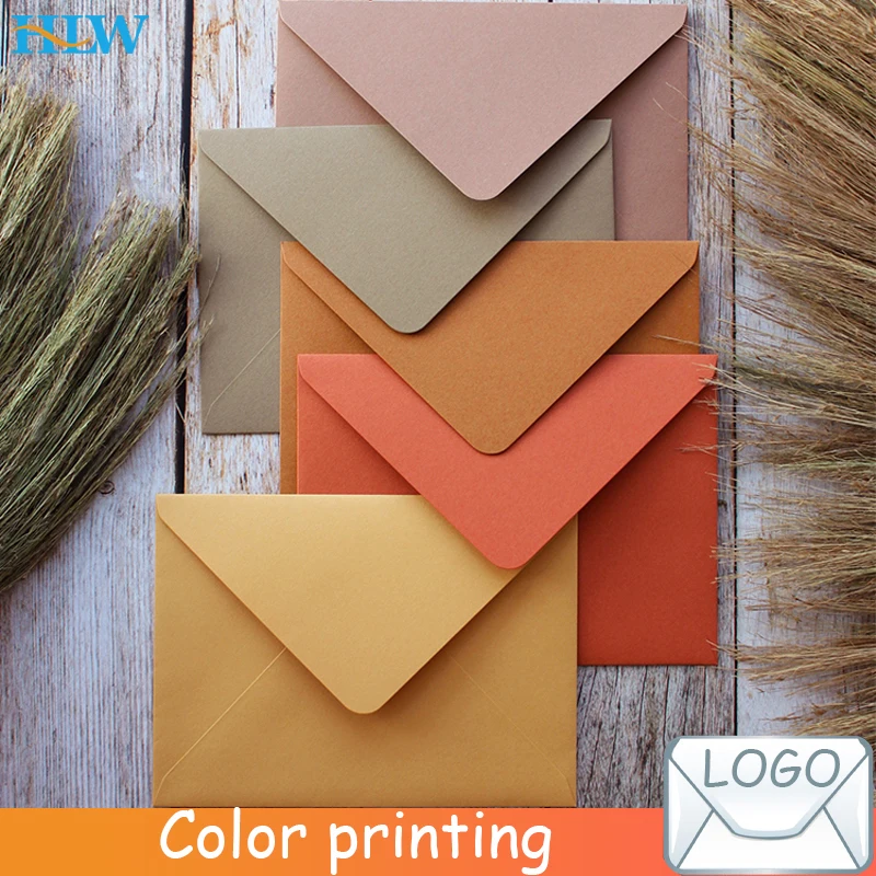 5Pcs/lot Luxury Special Paper Retro Envelopes For Diy Postcard /Card Storage Wedding Invitation Gift Packing