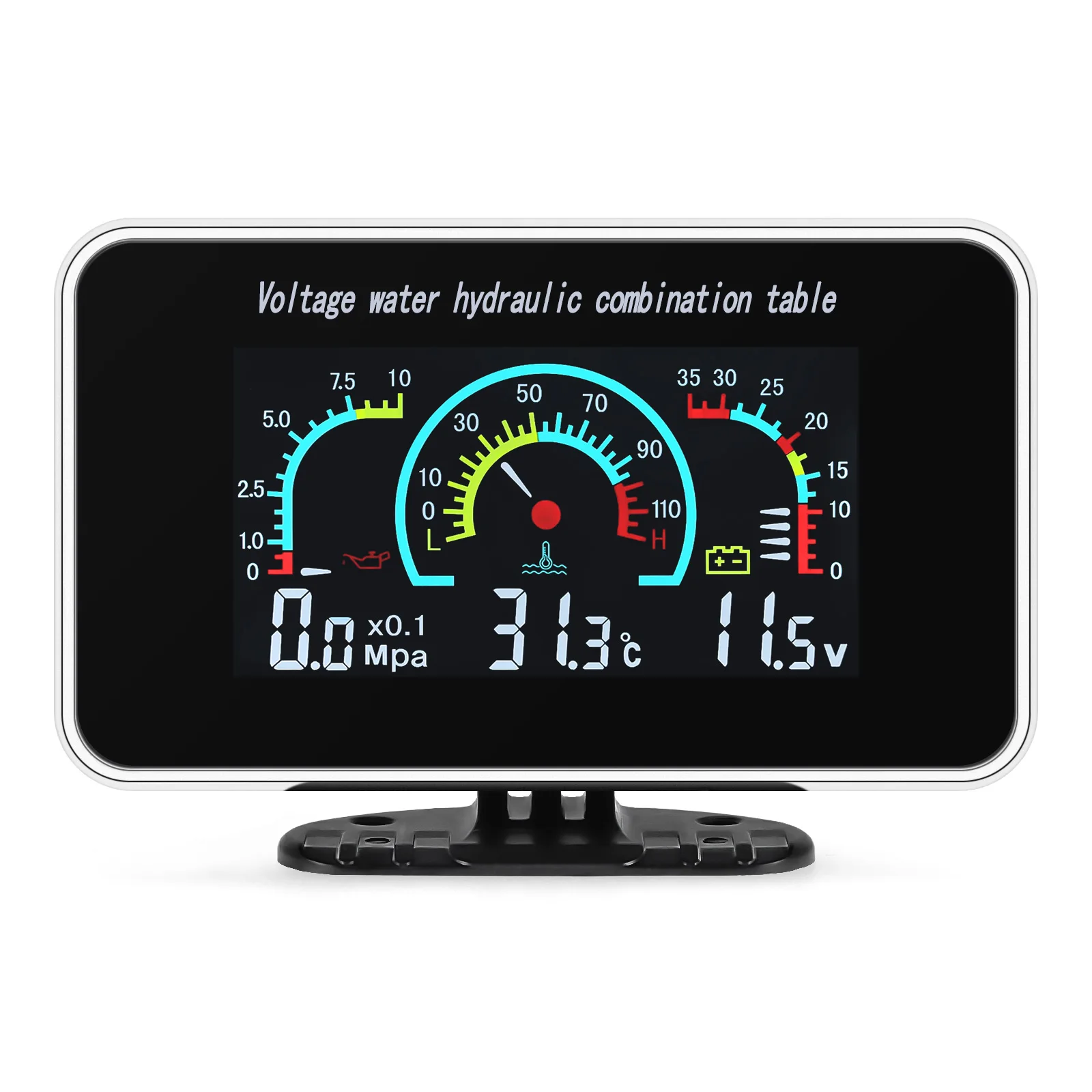 2-in-1-Auto-LCD-Anzeige, 3-in-1-Voltmeter, 4-in-1-LCD-Digital-Öldruckanzeige, Kraftstoffstand- und Temperaturanzeige, 1/8 NPT-Drucksensor – Detail 30