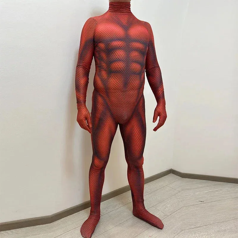 

❤❤2025 Zentai Bodysuit Ironman Party Suit Adults Kid Costume Cosplay Prop Halloween Co New ★☆