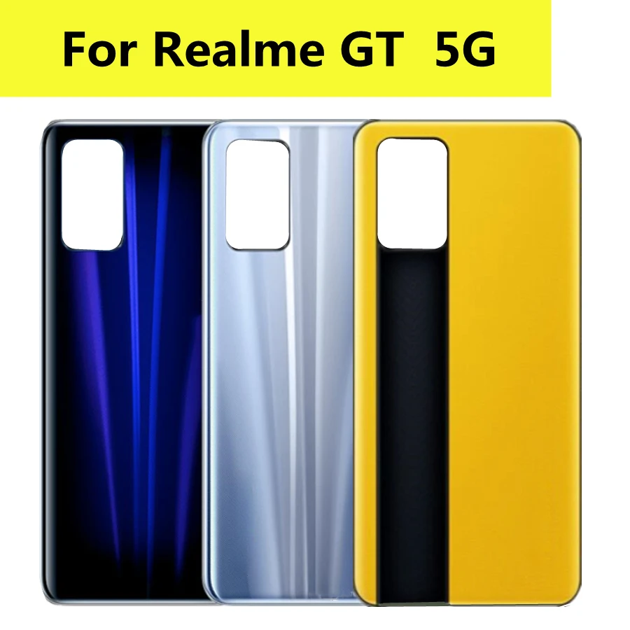 

6.43" For Realme GT Back Battery Cover Case For OPPO Realme GT 5G RMX2202 Rear Door Housing Repair Replacement