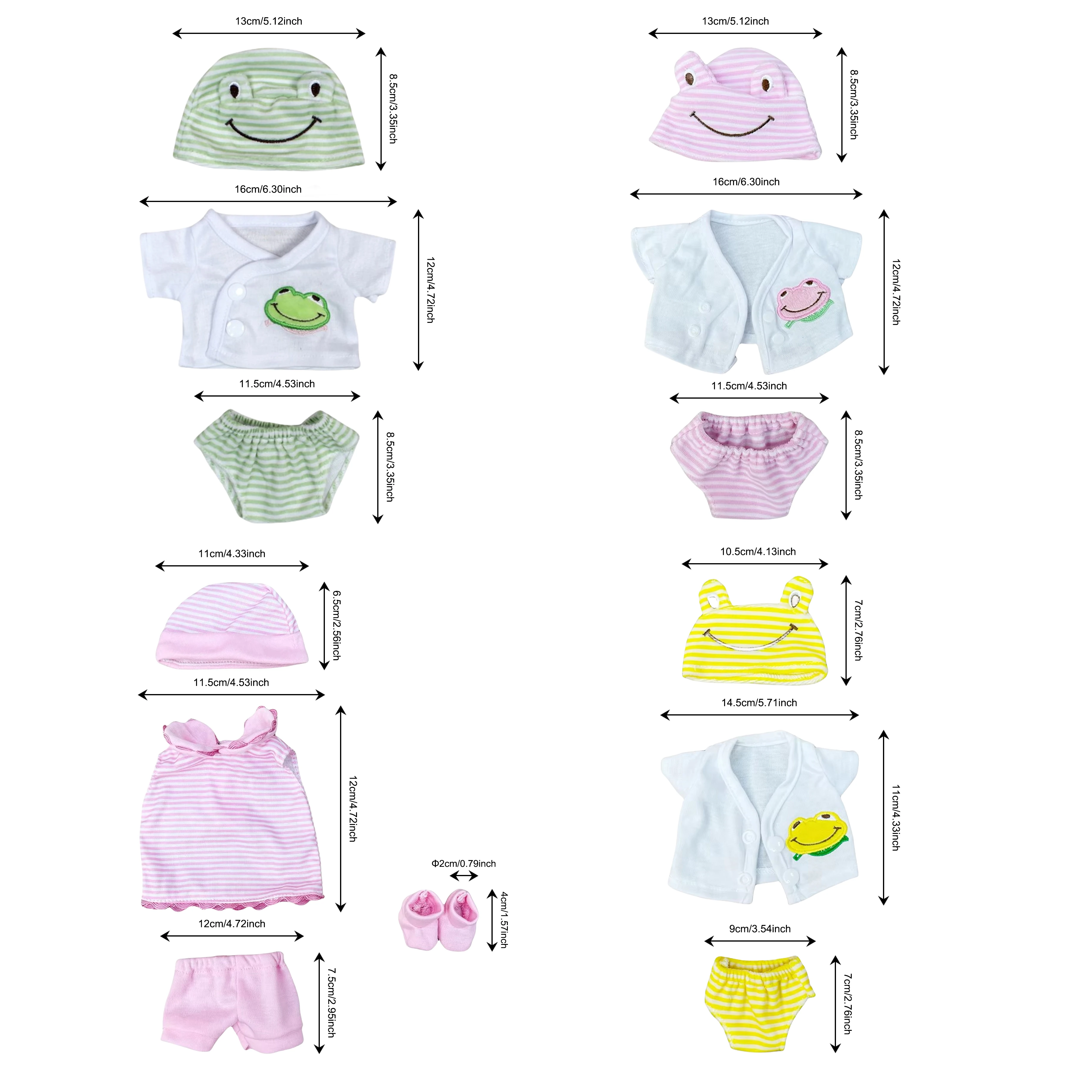 4 セット ファッション人形服アクセサリー 10 インチと 13 インチのシリコン人形用 素敵なスタイルでよくフィットする人形の衣装