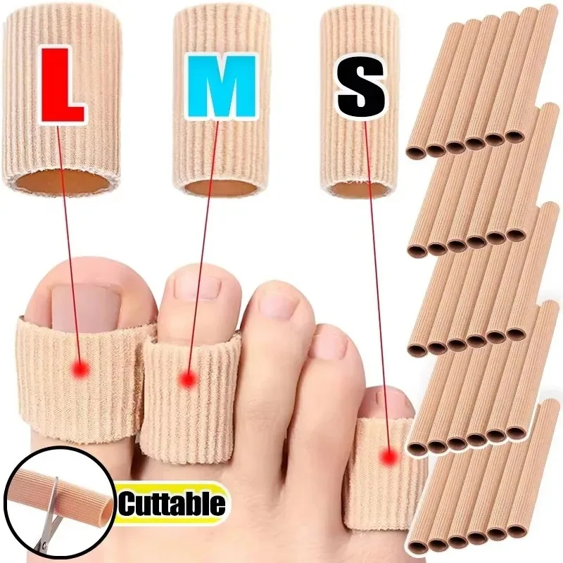 1 Protetor de Dedo em Silicone Macio para Calos, Bolhas, Calosidades, Dedos em Martelo - Alívio da Dor e Cuidados com os Pés