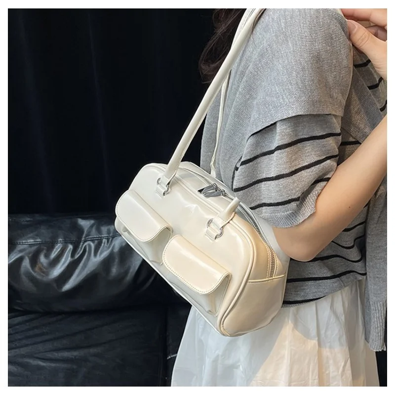 

Женская сумка из искусственной кожи премиум-класса с повседневным парижским винтажным просторным современным стилем ​