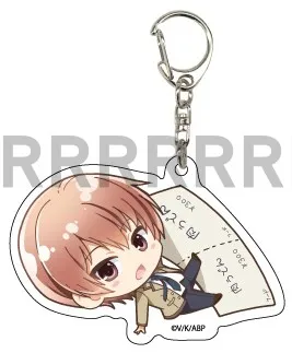 Game Nakamura Yuri Tachibana Kanade Yui Iwasawa Masami Otonashi Keychain Doll Anime Acrylic Keyring Pendant for Gift