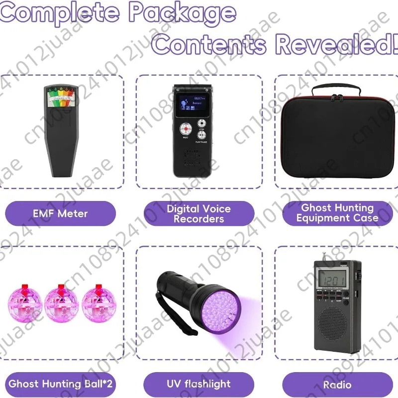 8-piece ghost hunting kit
