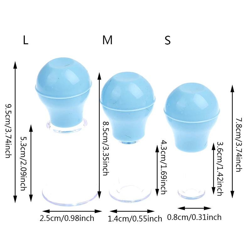 Lunettes de massage en caoutchouc pour le corps, lunettes de massage sous vide, lifting de la peau du visage, standardisation qualifiée ale