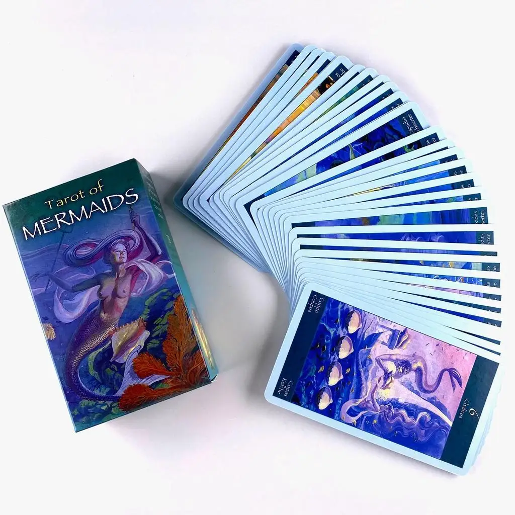 Tarot of Mermaids Cards Deck PRISMA VISIONS TAROTCard Game 78 Cards