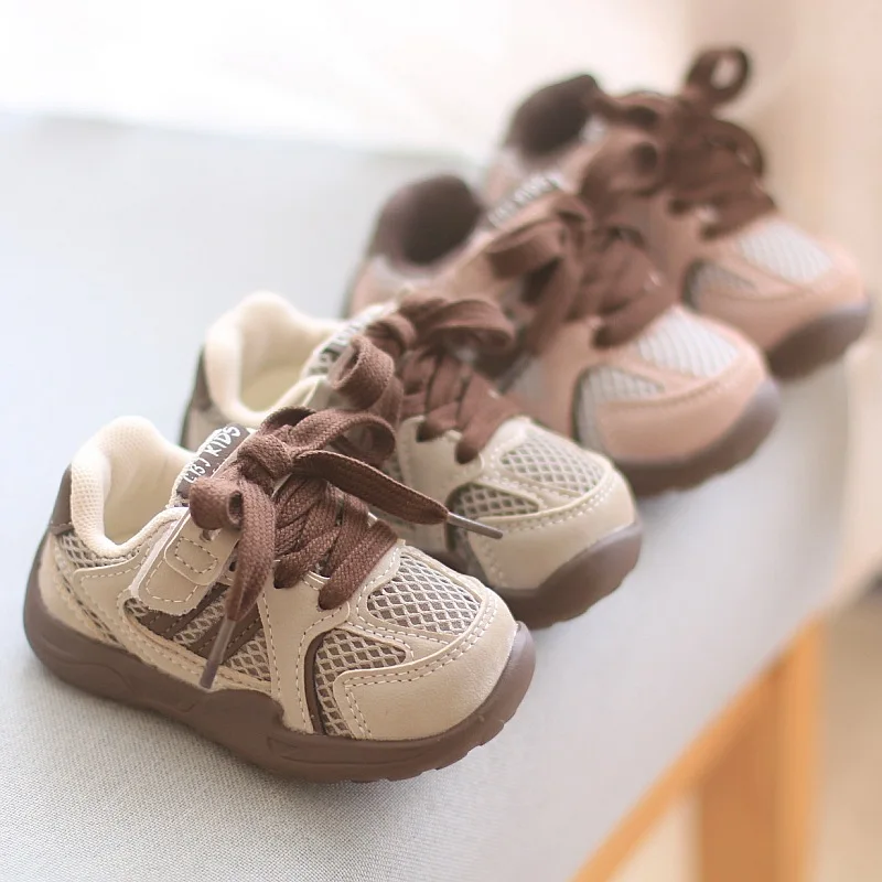 

Children's Casual Shoes Autumn Girls' Walking Shoes Soft Soled Boys' Mesh Breathable Comfortable Board Shoe Versatile Sneakers