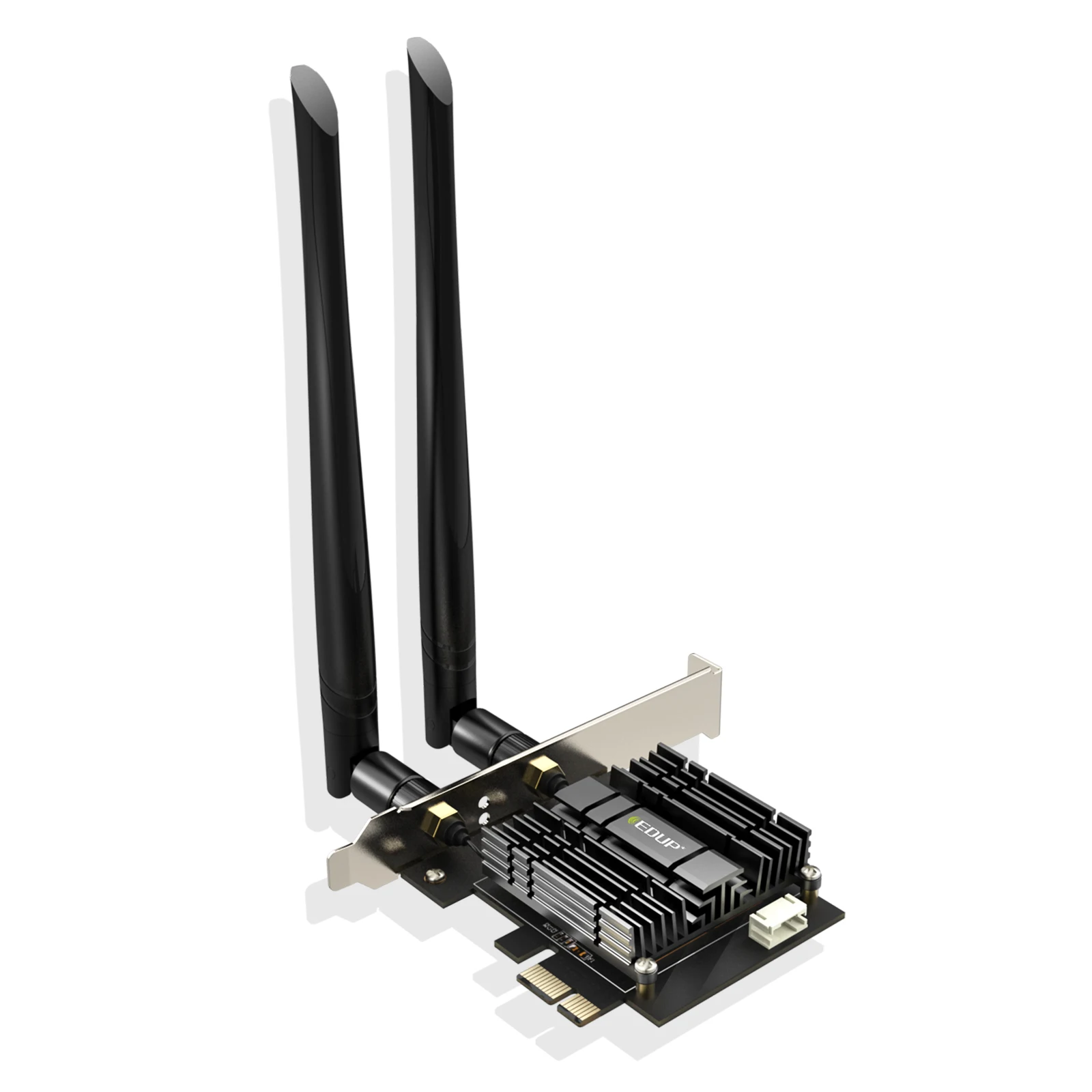 

EDUP 9651GS-B WiFi 6E WiFi-адаптер PCIE Bluetooth 5.3 Беспроводная сетевая карта Беспроводная карта PCIe 2,4G/5,8G/6 ГГц Высокоскоростной Wi-Fi