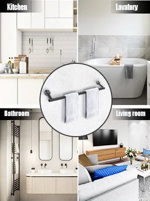 10 pieces bathroom towel bar