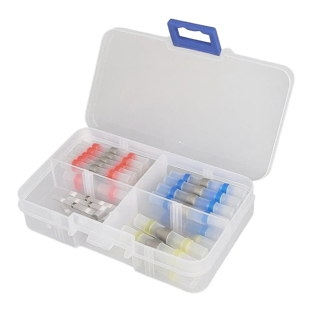 Marine Grade Terminals Red Blue Yellow White Solder Wire Connectors Dual-layer Protection IP67 Waterproof Rating