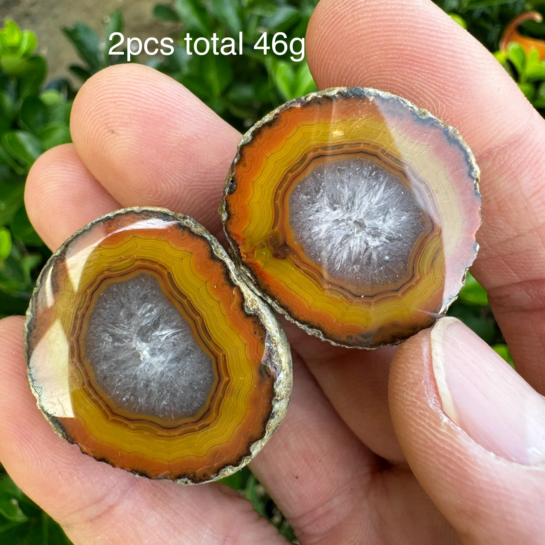 Natural Rough Polished ZhanGuo Red Agate Geode Egg Druzy Crystal Quartz Sardonyx Healing Stone Home Decor NN1-17