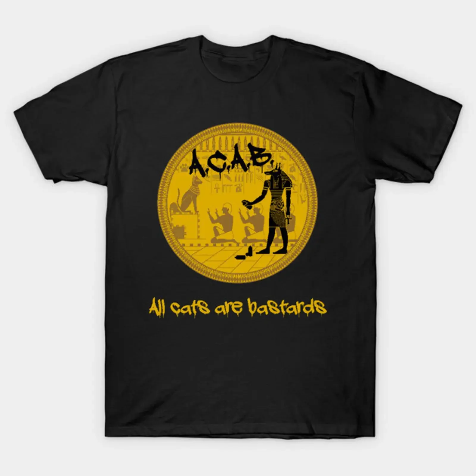 All cats are bastards 2 T Shirt vintage Washed Breathable Soft Slightly Stretched designer clothes Unisex Top For Everyday Wear