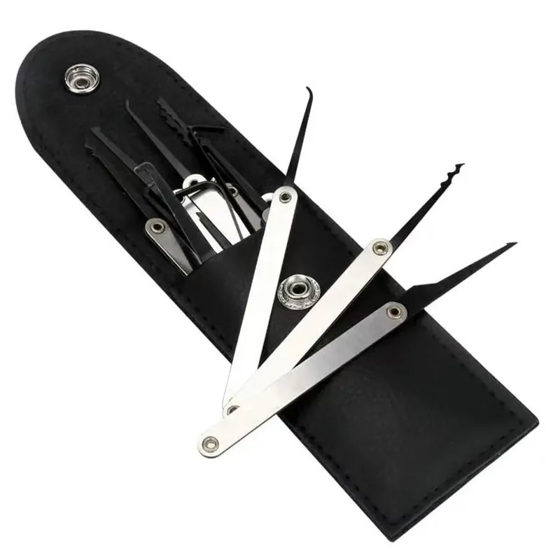 15pcs Stainless Steel Tool Belt Set, Portable Multi-Functional Metal Hand Tools Kit, No Battery Required, Durable Utility Tool
